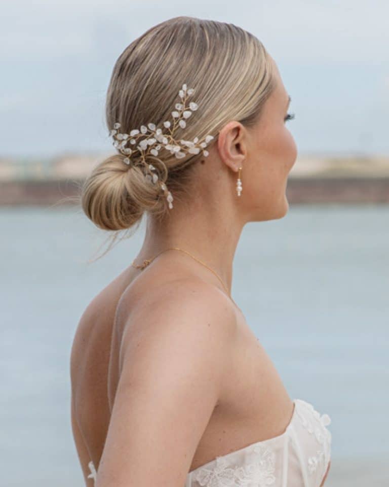 Lotis Clear Hairpins Gold