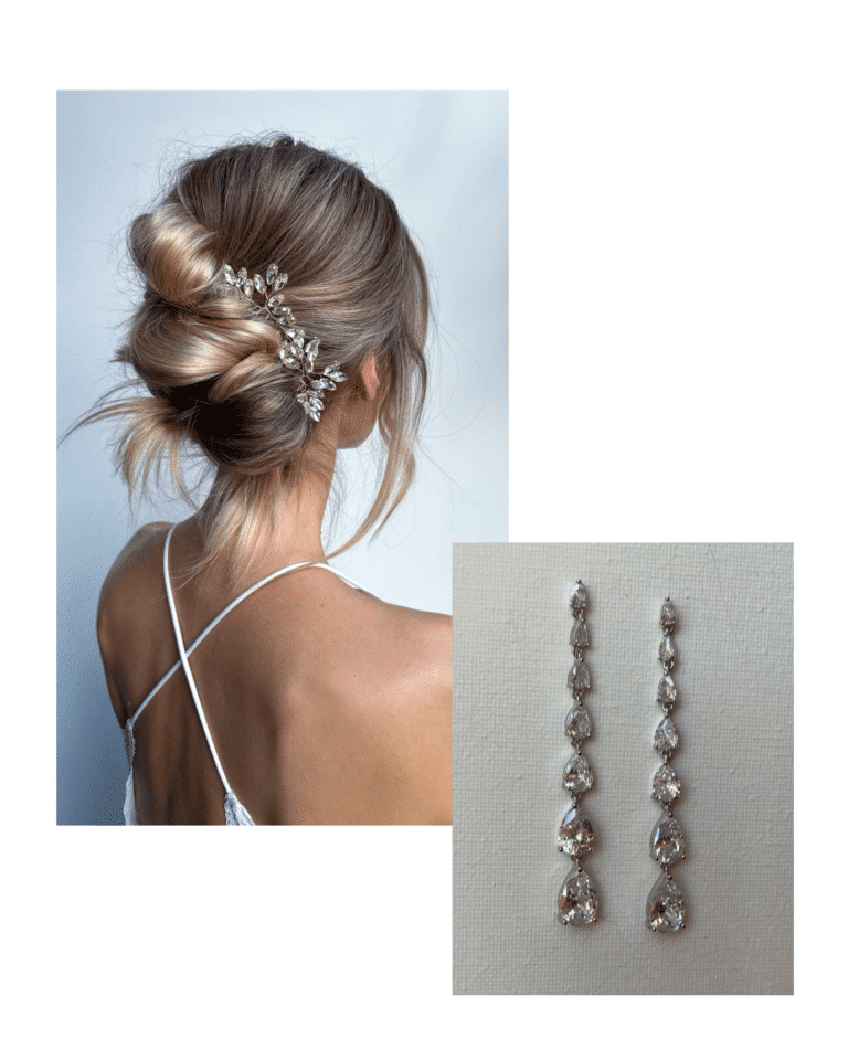 Ella Silver Bridal Set